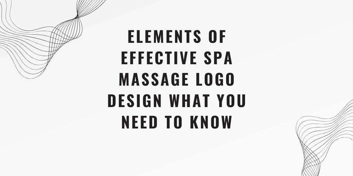 Elements of Effective Spa Massage Logo Design What You Need to Know